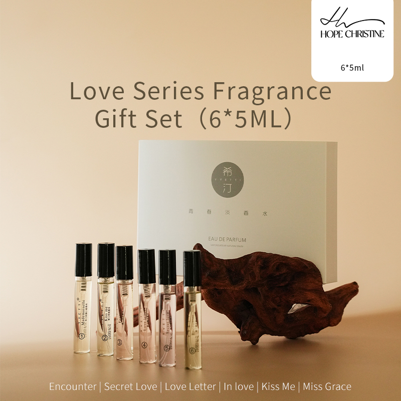 Perfume Fragrance Gift Set - HOPE CHRISTINE Love 6 adet Mini