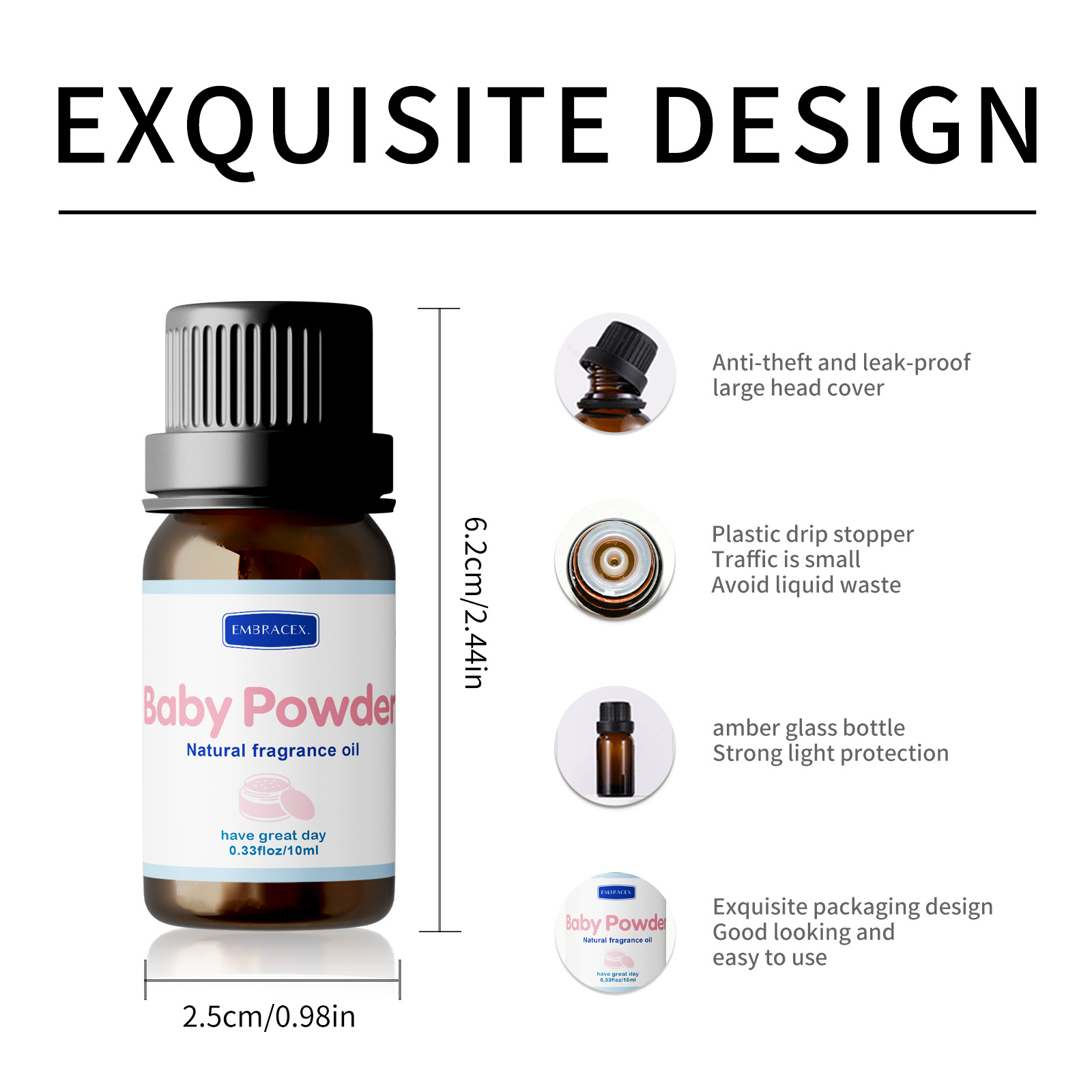 10ml Bebek Pudrası Esansiyel Y - Perfume Fragrance Essence incelemesi ve fiyatı